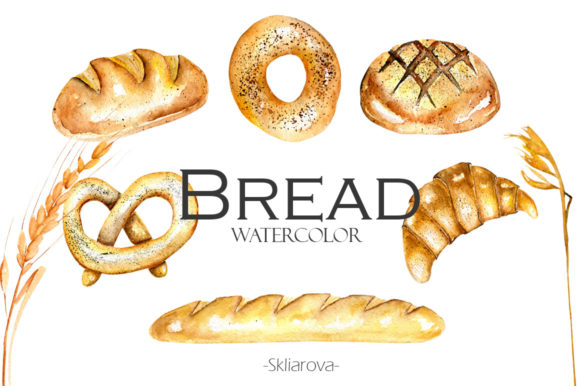 Bread Watercolor Clipart Review