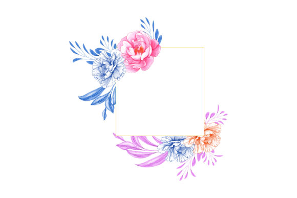 Cute Digital Clipart Floral Watercolor 9