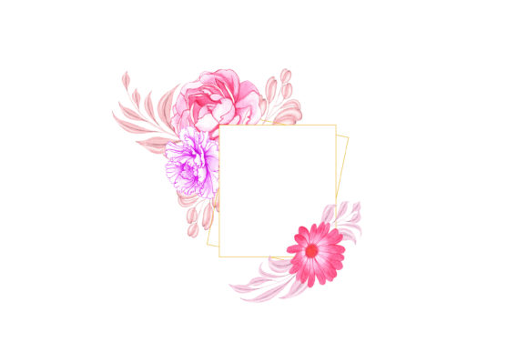 Digital Clipart Floral Watercolor 17 & Illustrations