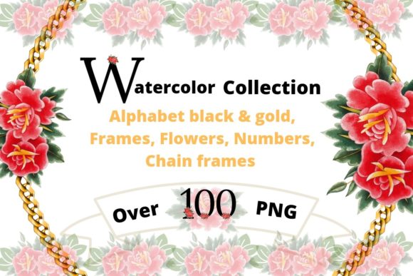 Watercolor Flowers, Illustrations