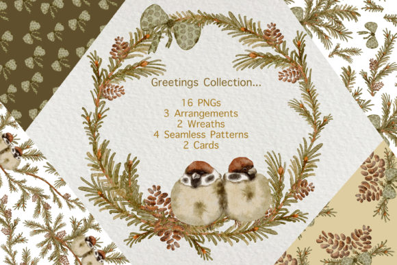 Watercolor Greetings Collection & Illustrations